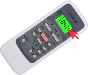 Replacement Remote Control for Mrcool&Pioneer&Klimaire KSIF018-H215-I Room Air Conditioner