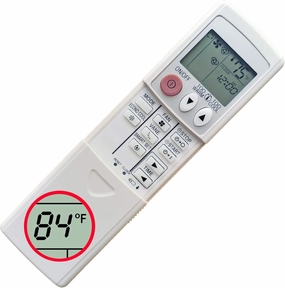 Replacement Mitsubishi Electric Mr Slim Air Conditioner Remote Control MSY-GL24NA-U1 MUY-GL24NA