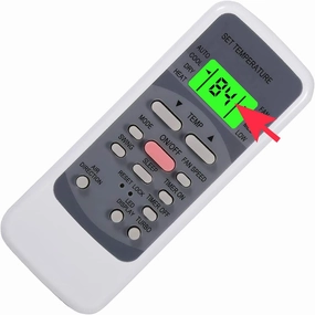 Replacement Remote Control Fit for Mrcool&Pioneer&Klimaire KSIF009-H115-I AC Air Conditioner