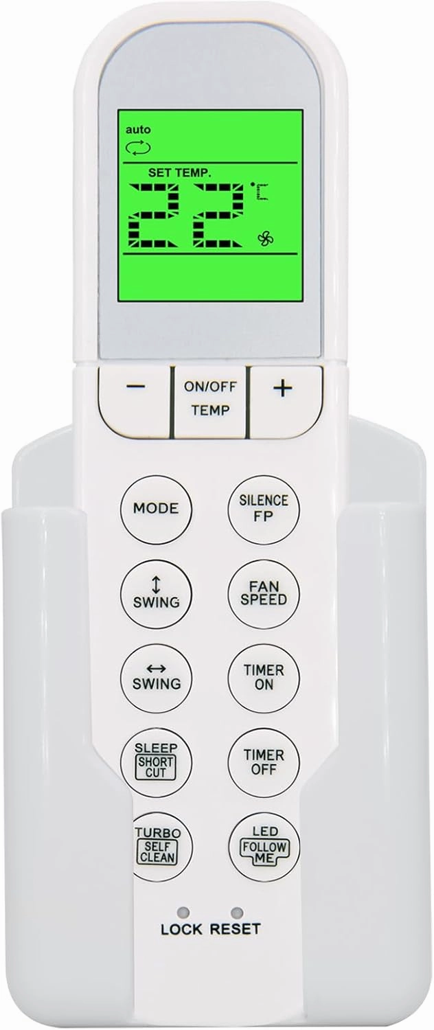Replacement Remote Control for Mirage Air Conditioner V.0117 ELF120Q CLF120Q ELF121Q CLF121Q ELC120Q CLC120Q ELC121Q CLC121Q ELF181Q CLF181Q ELF261Q CLF261 ELC181Q CLC181Q ELC261Q CLC261Q