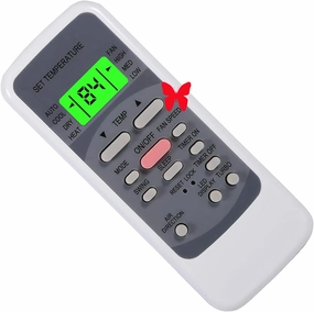 Replacement Remote Control for MRCOOL RG57A6/BGEFU1 A-18-HP-C-230B Room Air Condtioner