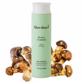 Restore Conditioner – Anti Hair Loss and Hair Growth – Strengthen and Repair with Hydrolyzed Protein, Matsutake Mushroom – 100% Vegan, Paraben-Free, Sulfate-Free, Silicone-Free – 10.1 Oz