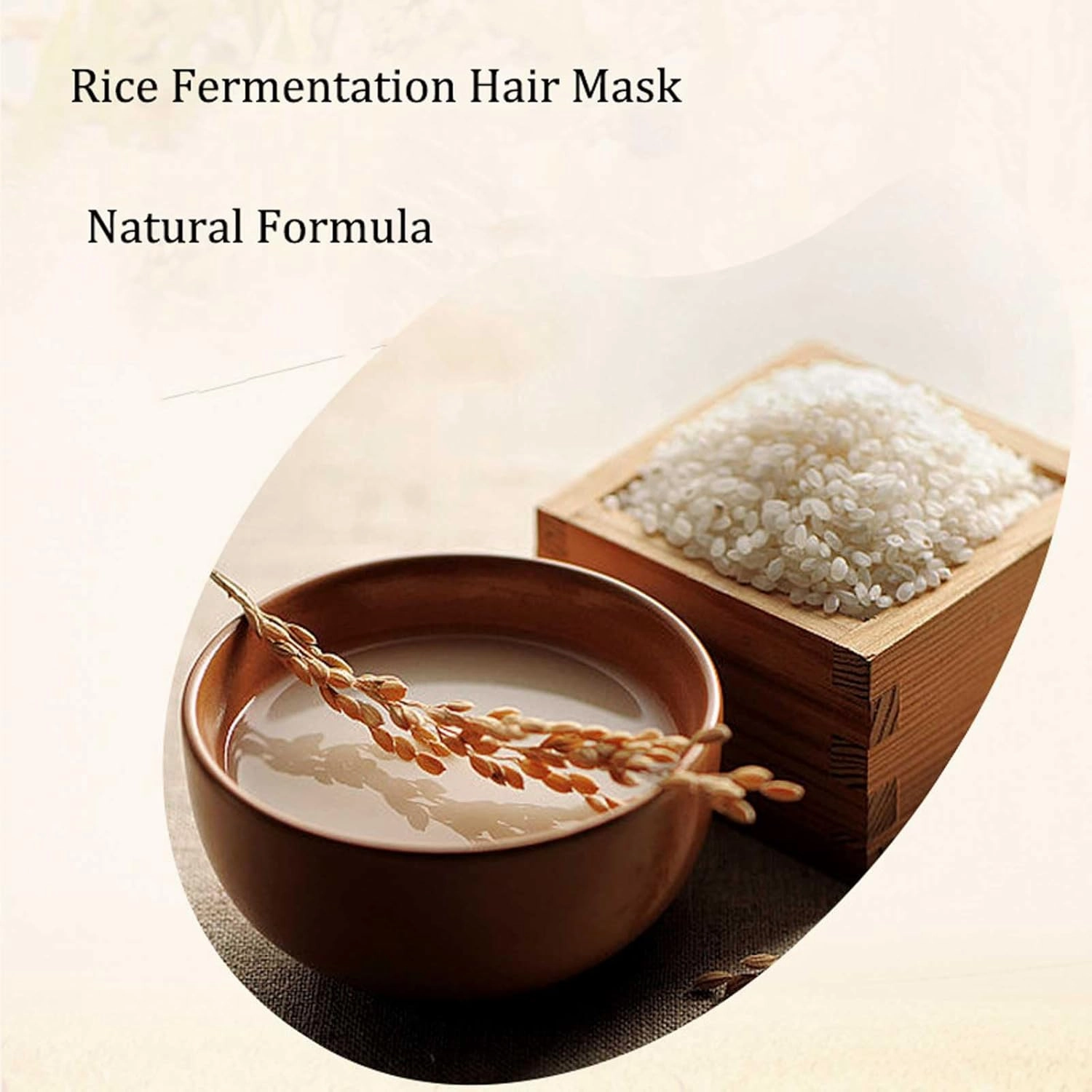 Rice Fermentation Essence Hair Cream, Rice Water Hair Mask, Rice Fermentation Hair Mask, Rice Fermentation Shampoo And Conditioner, Deep Conditioning Hair Mask Rice Water (mix)