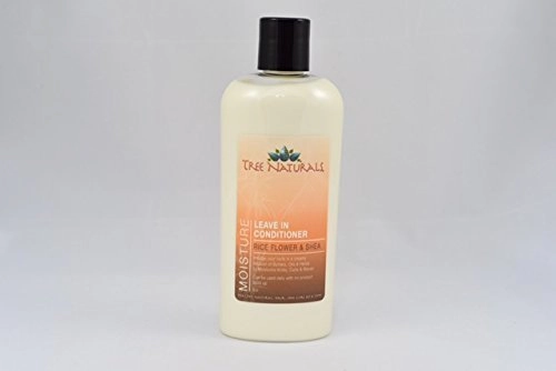 Rice Flower & Shea Leave-In Conditioner – Daily Moisturizer for Dry, Curly & Coily Hair – Softens, Detangles, Reduces Frizz & Buildup, Promotes Healthy Growth, 8 oz