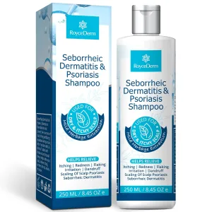 Roycederm Scalp Care Bundle: Psoriasis Shampoo & Conditioner for Dry, Itchy Scalp Relief