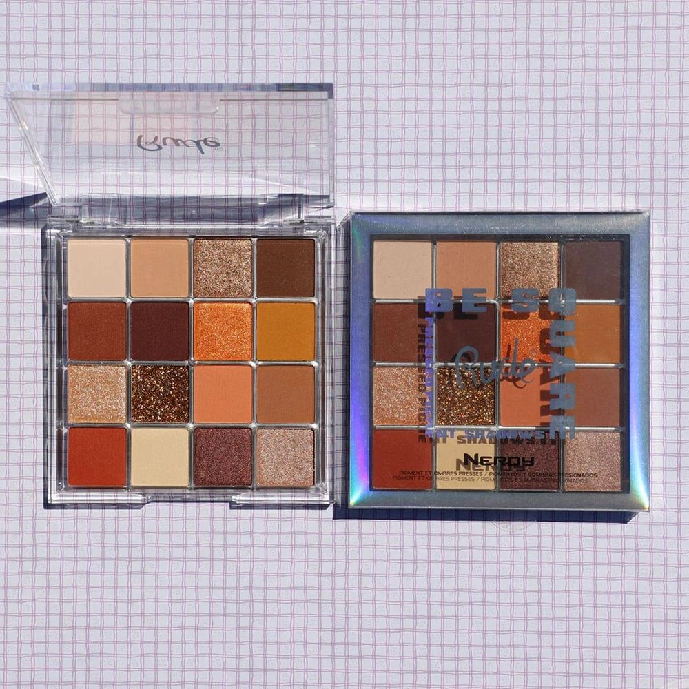 Rude Cosmetics Be Square Pressed Pigments & Shadows - Nerdy