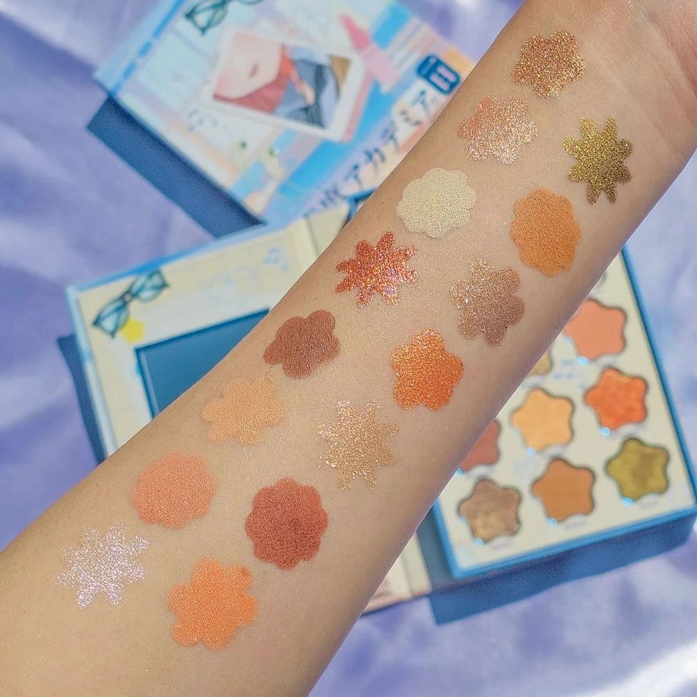 Rude Cosmetics Chibi Manga Collection 15 Color Palette - A Day in Attitude Academia