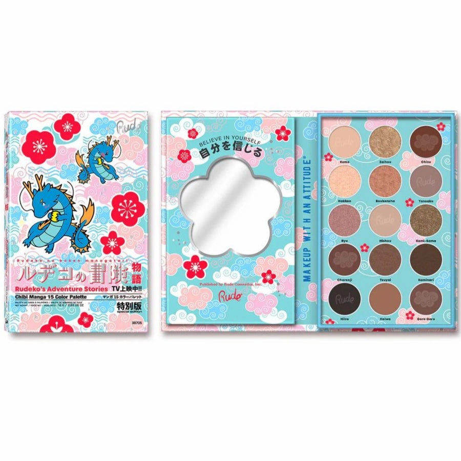 Rude Cosmetics Chibi Manga Collection 15 Color Palette - Rudeko's Adventure Stories