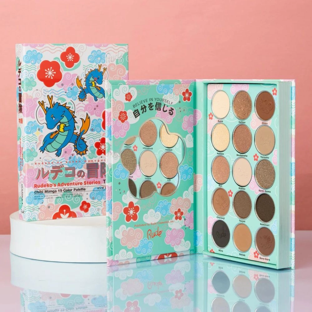 Rude Cosmetics Chibi Manga Collection 15 Color Palette - Rudeko's Adventure Stories