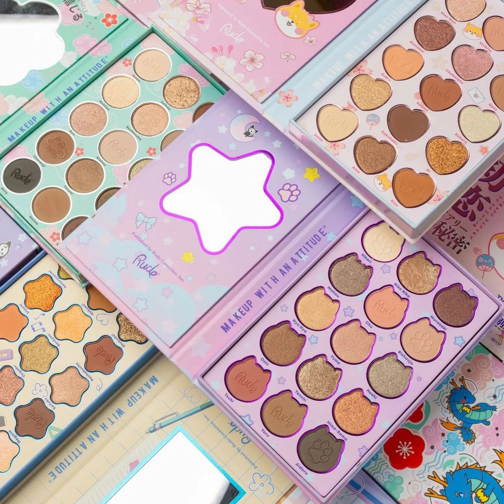 Rude Cosmetics Chibi Manga Collection 15 Color Palette - Rudeko's Adventure Stories