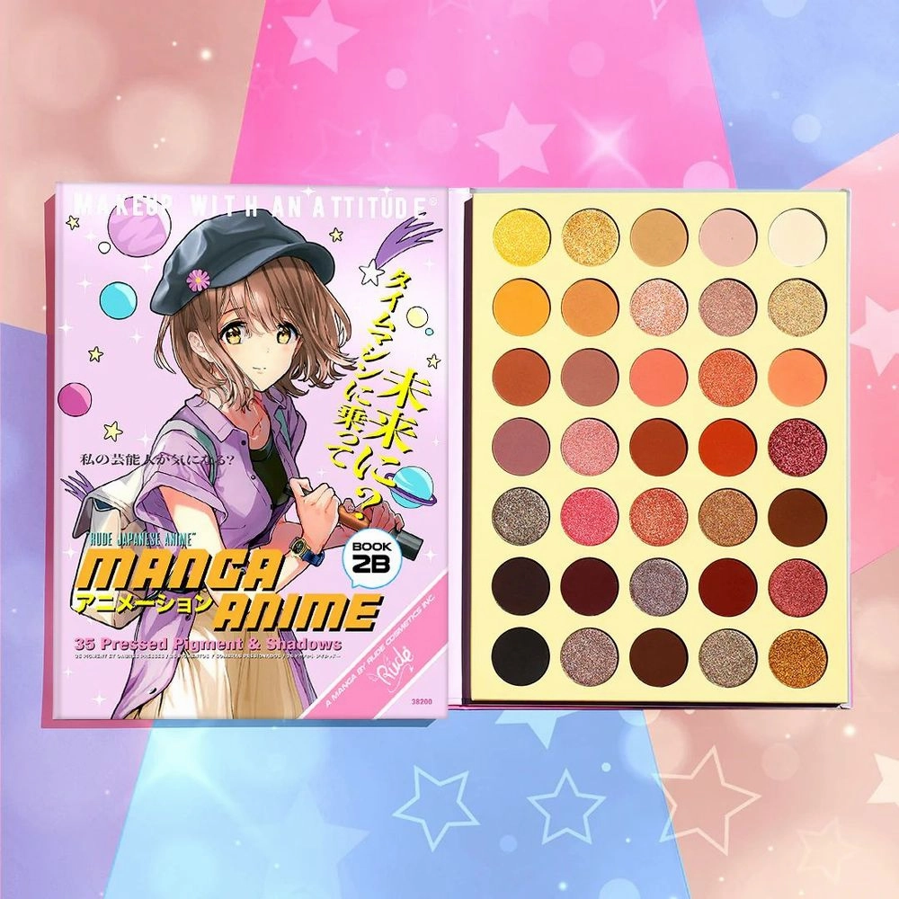 Rude Cosmetics Manga Anime 35 Pressed Pigment & Shadows Book 2B