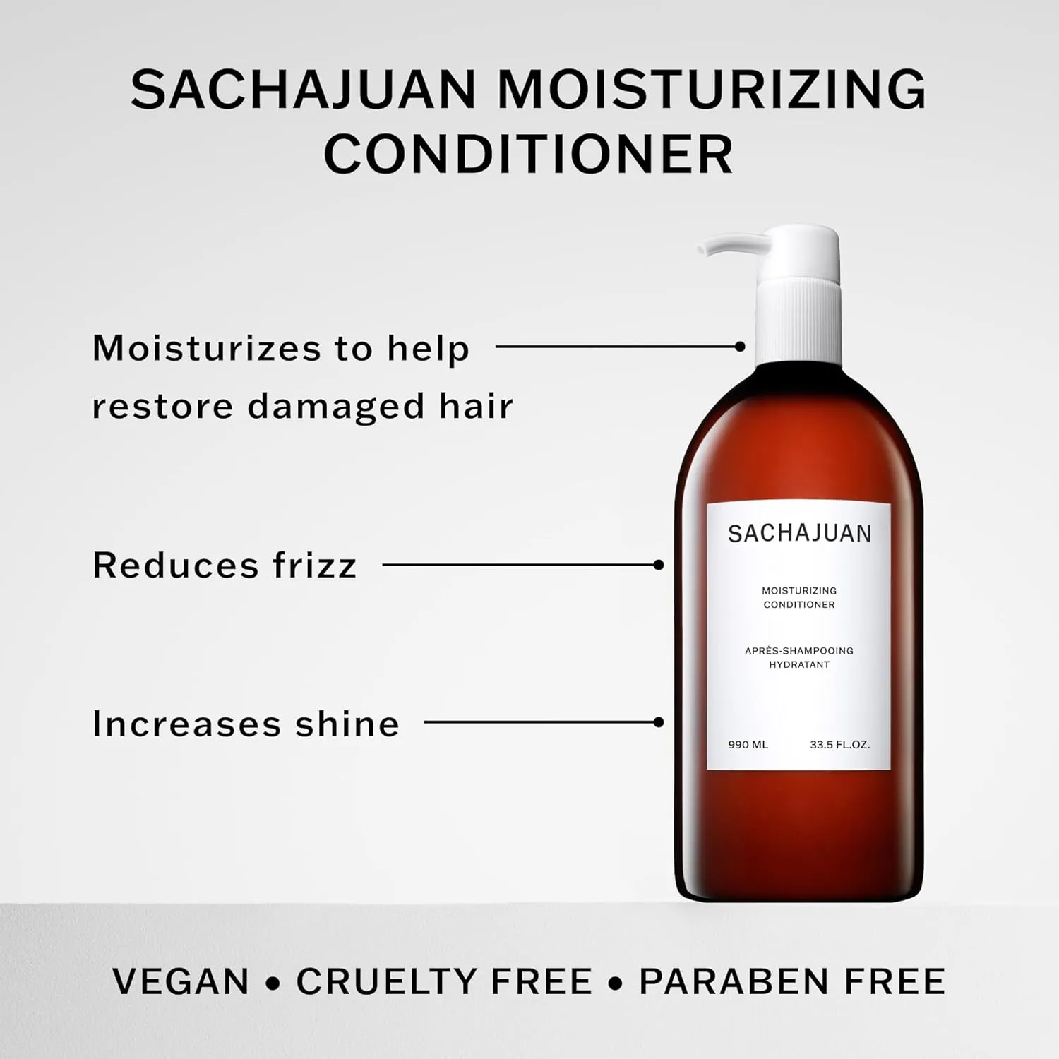 SACHAJUAN Moisturizing Conditioner, Repairs Damaged, Dry Bleached, Colored Hair, Moisture-Rich with Argan Oil