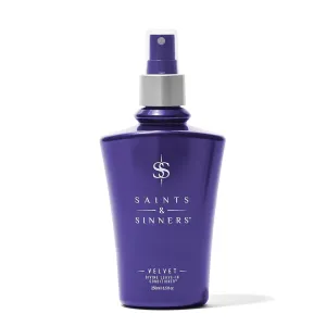 Saints & Sinners Velvet Divine Leave-In Moisturizing Conditioner Hair Detangler Spray for ALL TYPES. Helps Dry Dull Frizzy Coarse Tangled Thermally Environmentally Damaged