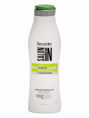 Salon In Recamier Salon In Keratin Ultra Force Conditioner for Damaged & Weak Hair | Deep Repair & Strengthening Formula | 10.1 fl oz