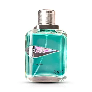 Sapil Rave 100 ml Eau De Toilette Men - Long-Lasting Dubai Toilette, Fresh Spicy Aromatic Scent for Daily Wear, Arabic Toilette with Unique Calabrian Bergamot & Pepper Notes [100 ml - 3.4 oz]