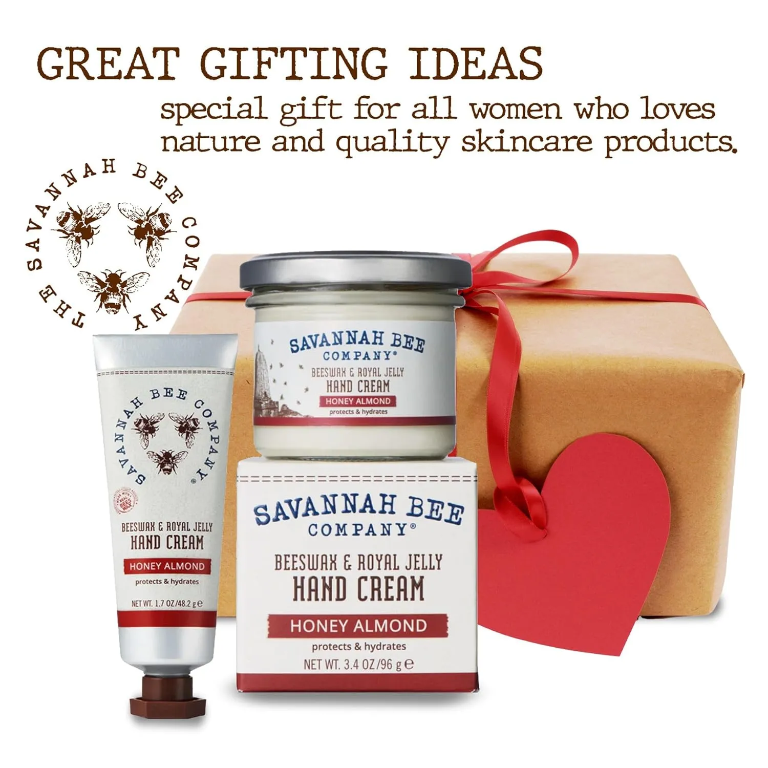 Savannah Bee Company Beeswax Hand Cream - Hand Moisturizer Repair Cream