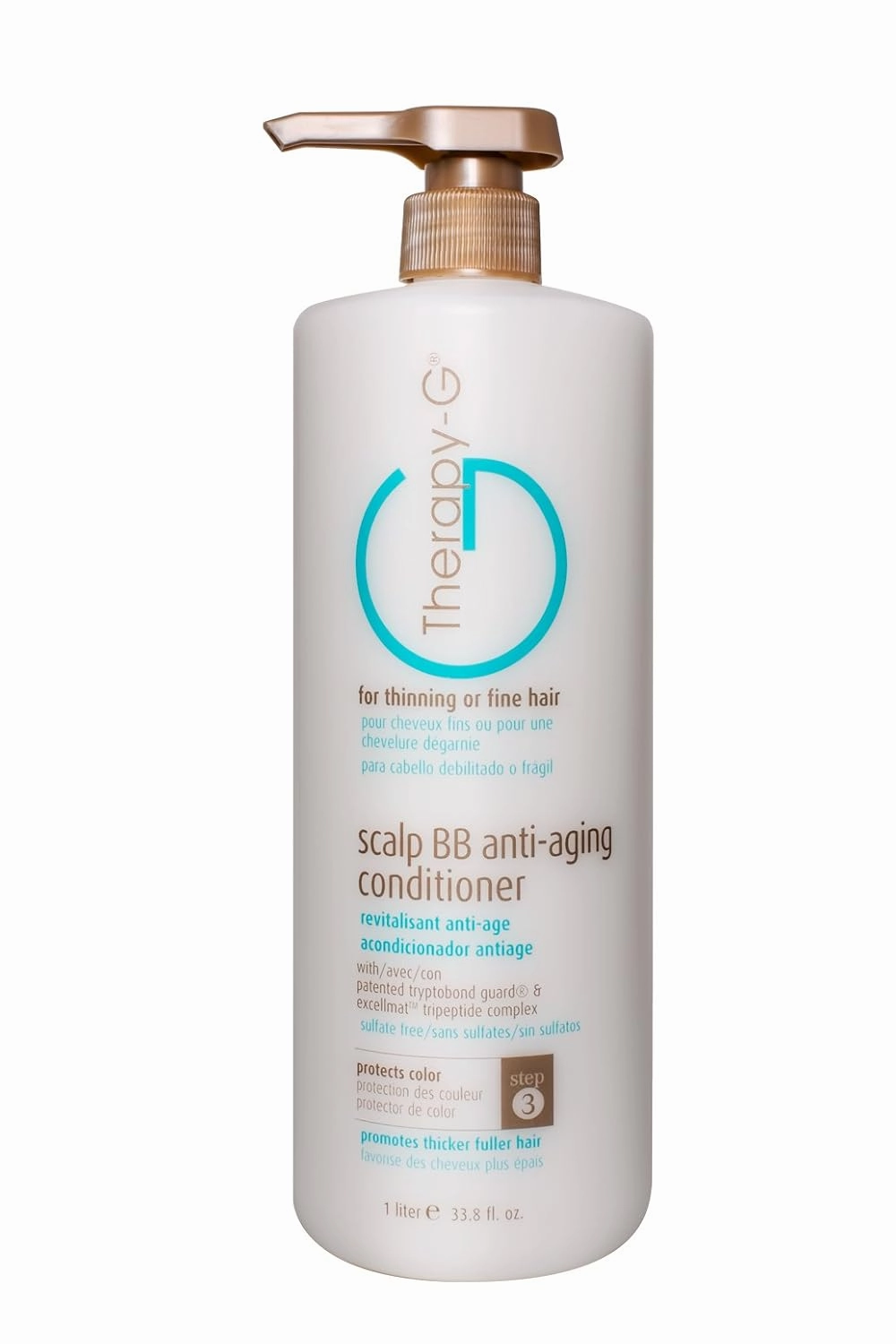 Scalp BB Anti-Aging Conditioner for hair loss, stimulating hair regrowth, protecting hair color Liter 33.8 oz