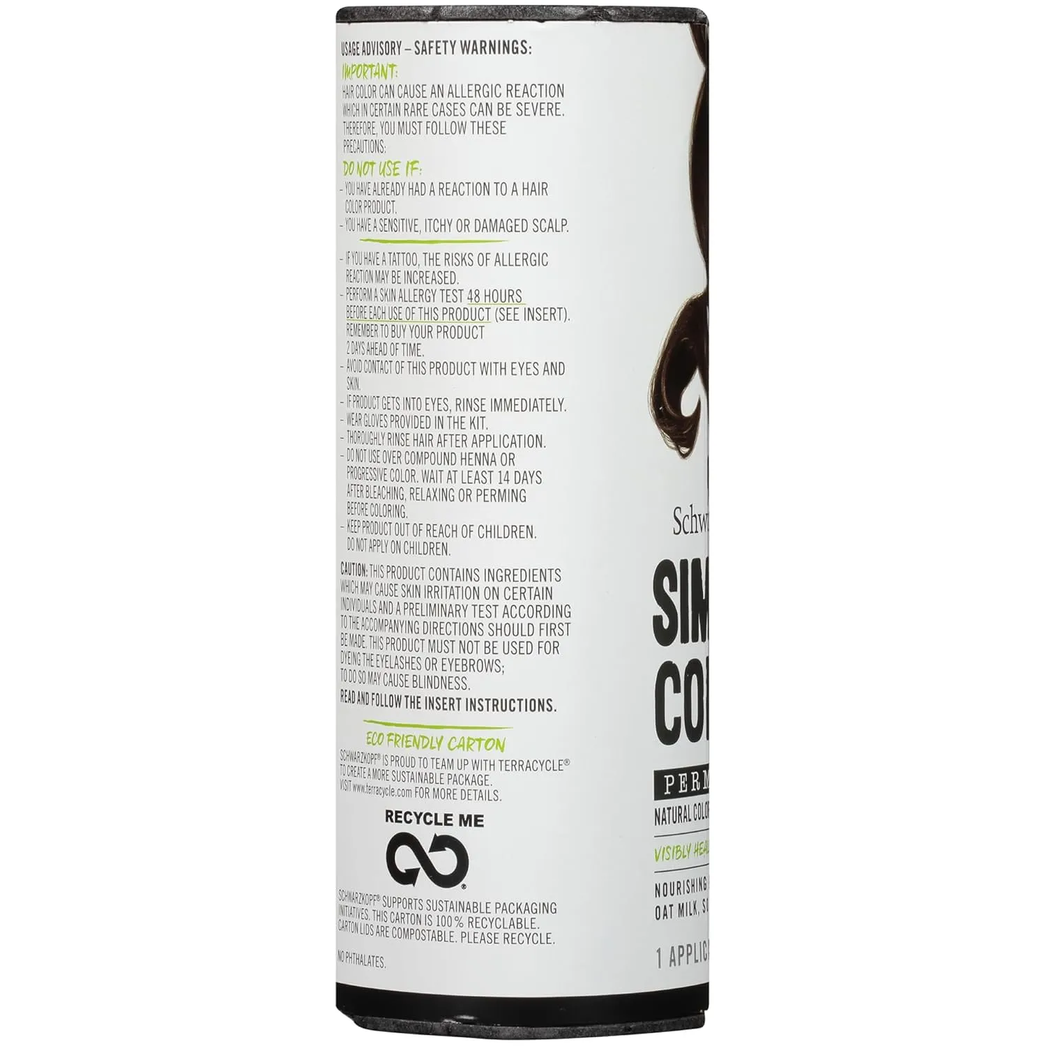 Schwarzkopf Simply Color Permanent Hair Color, 5.0 Medium Brown