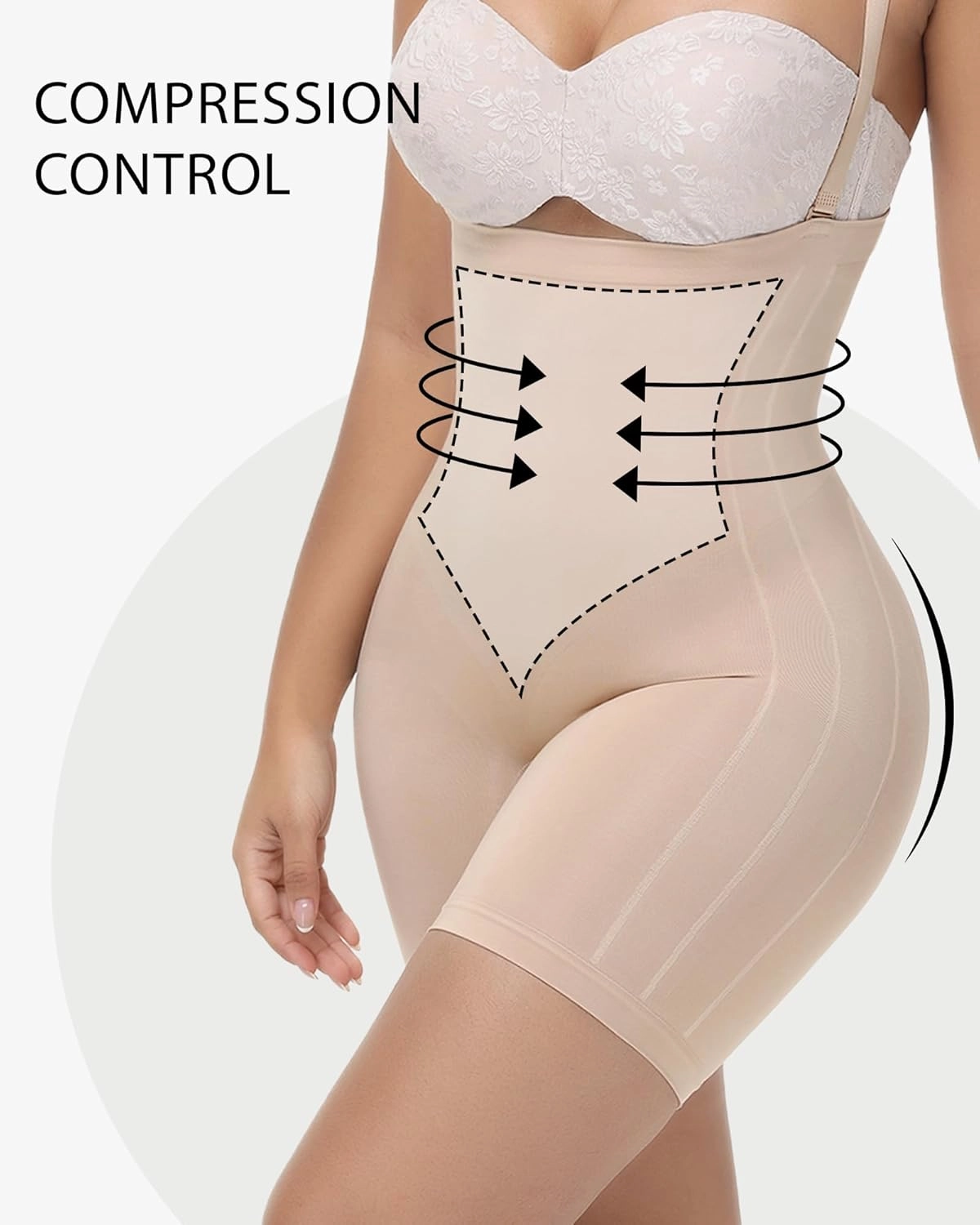Seamless Tummy Control Shapewear for Women Butt Lifting Shorts High Waisted Panties Strapless Fajas Colombianas
