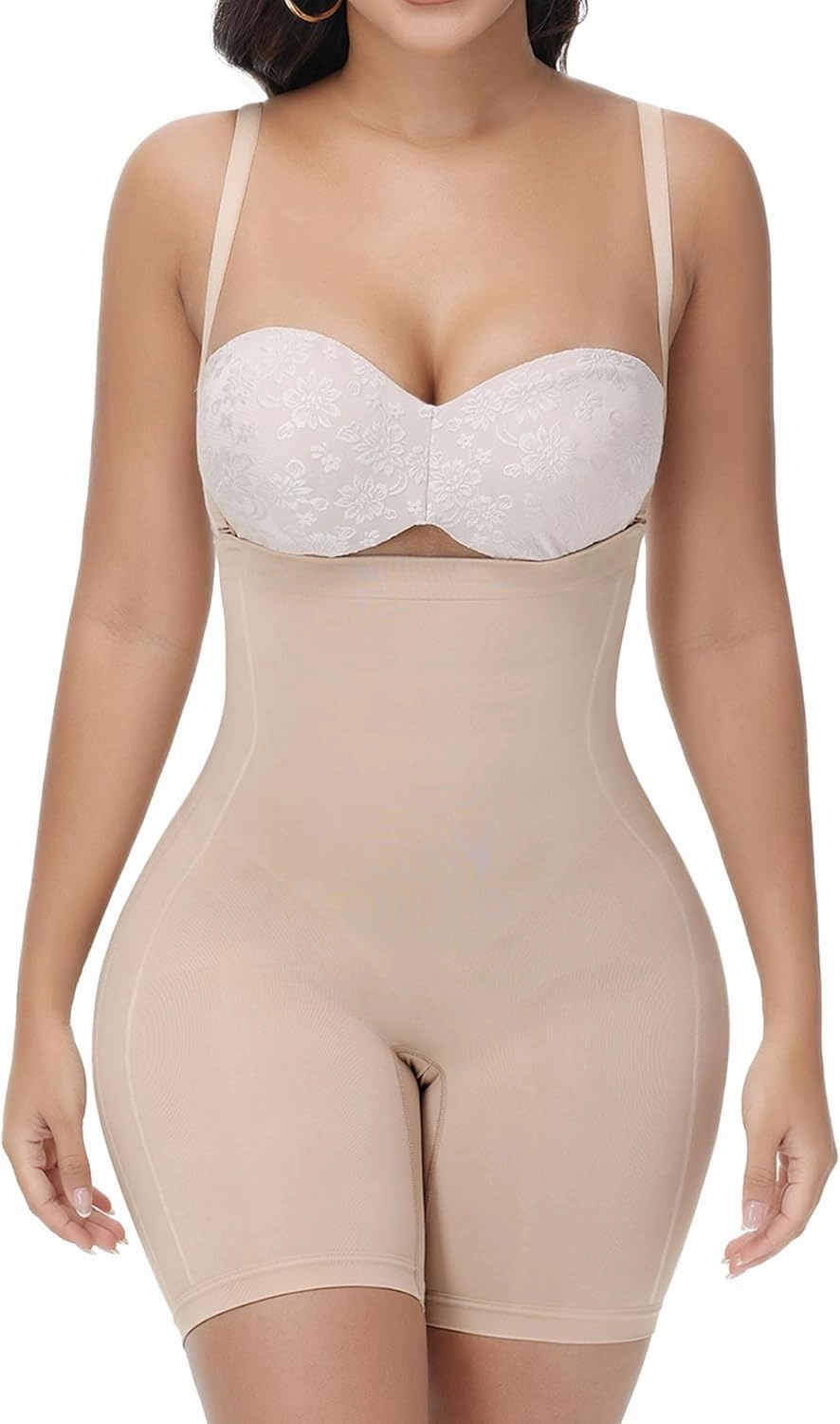 Seamless Tummy Control Shapewear for Women Butt Lifting Shorts High Waisted Panties Strapless Fajas Colombianas