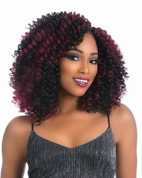 Sensationnel X-Pression Pre-Looped Synthetic Crochet Braid - 3X BOUNCE TWIST 8" (2 Dark Brown)