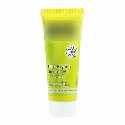 Serum Gel - Medium Hold & 94% Users Reported Frizz Reduction | Non-Crunchy, Non-Sticky | For Frizzy, Dry, Wavy, Curly Hair | Sulphate, Paraben & Silicone Free | 120 m