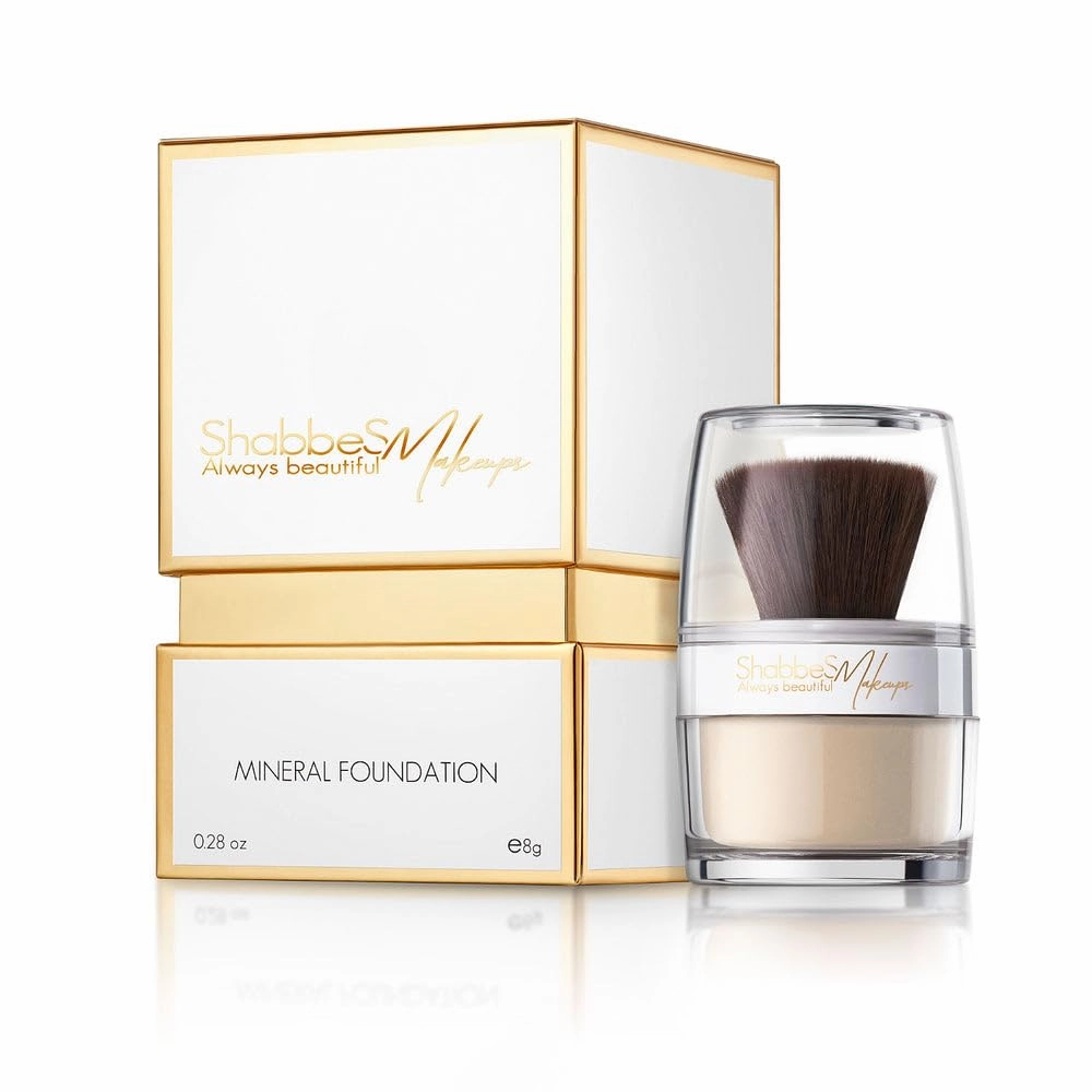 Shabbes Makeup Mineral Powder Makeup for Shabbos MINERAL FOUNDATION Kosher for Shabbos Premium Quality Eco Friendly Chemical Free Cruelty Free Perfume Free 100% Natural (SMOKE BEIGE 012, 8 GM)