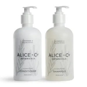 Shampoo & Conditioner - Fairfield by Marriott Hotel Bath Amenities - Lavender & Eucalyptus - 8.5 oz Bottles - Hair Care Set