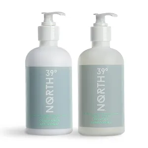 Shampoo & Conditioner Set - Eucalyptus & Lavender Scent - Courtyard by Marriott and Residence Inn Hotels - Cleansing & Moisturizing - All Natural - 8.5oz - Hair Care Set