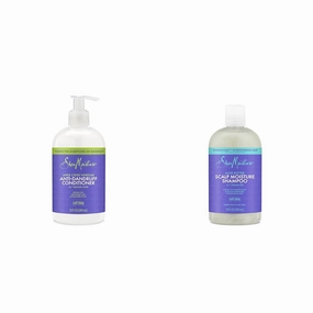 SheaMoisture Apple Cider Vinegar Anti-Dandruff Conditioner and Aloe Butter Scalp Moisture Shampoo Hair Care System 13 oz