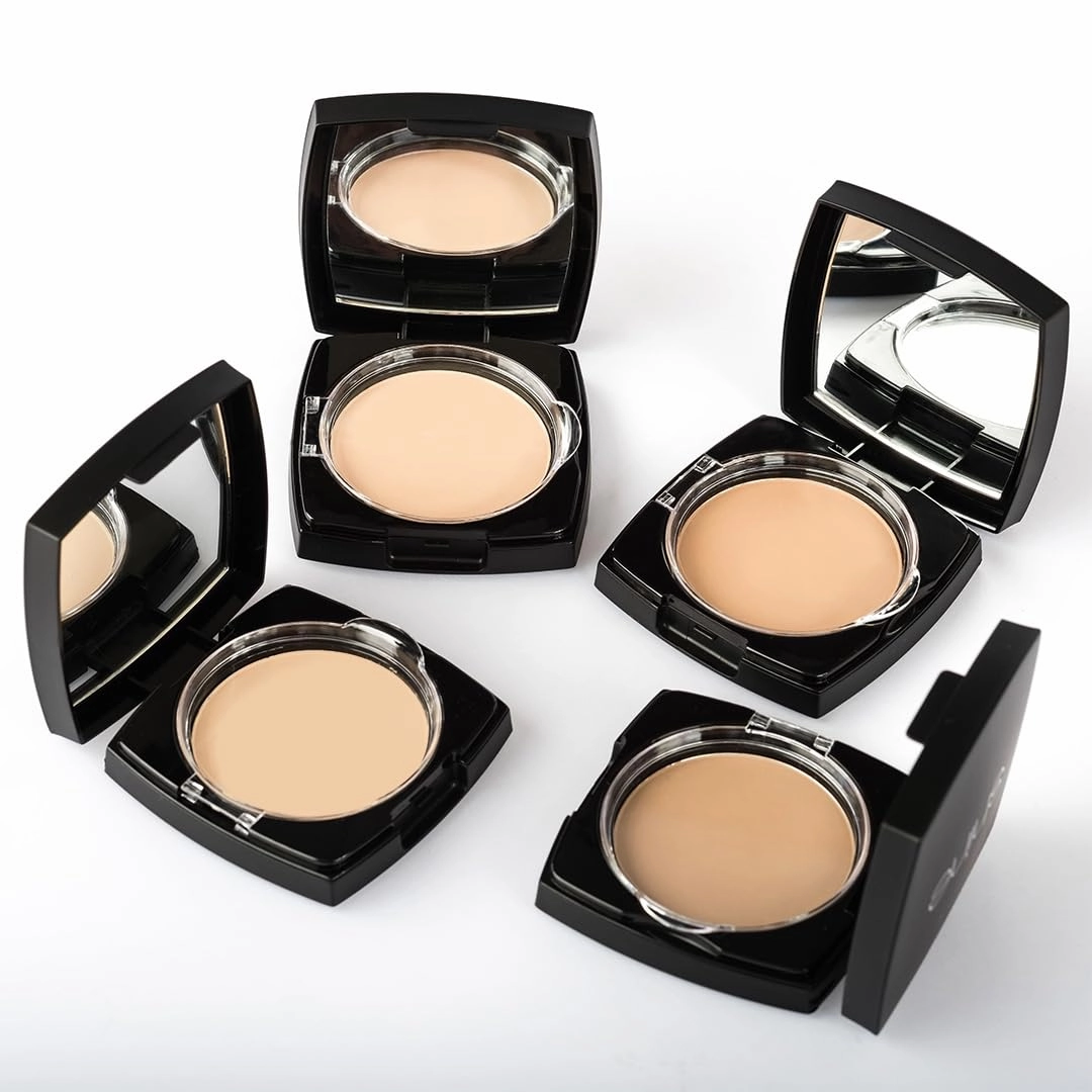 Shine Cosmetics Pressed Powder, Natural Finish, Medium Coverage, Paraben & Gluten Free (Indestructible, .35 oz)