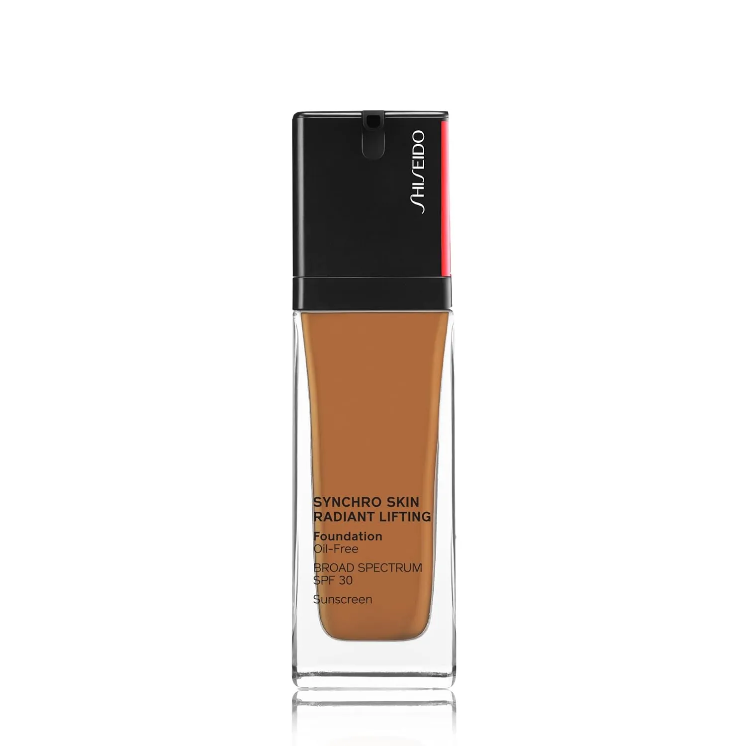 Shiseido Synchro Skin Radiant Lifting Foundation SPF 30 - Medium-to-Full, Buildable Coverage - 24-HR Hydration - Transfer, Crease & Smudge Resistant - Non-Comedogenic