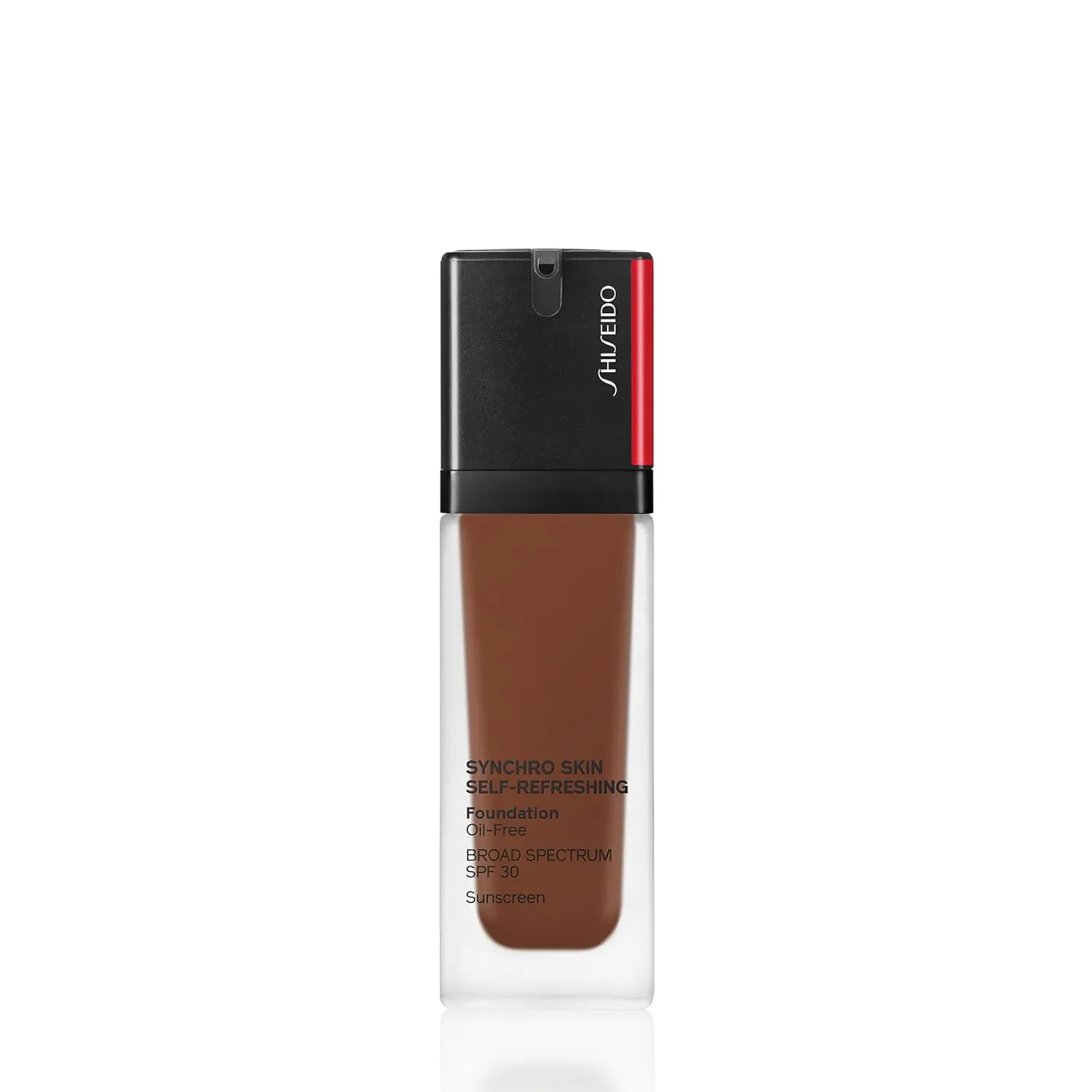 Shiseido Synchro Skin Self-Refreshing Foundation SPF 30 - Medium, Buildable Coverage   24-Hour Wear - Waterproof & Transfer Resistant - Non-Comedogenic