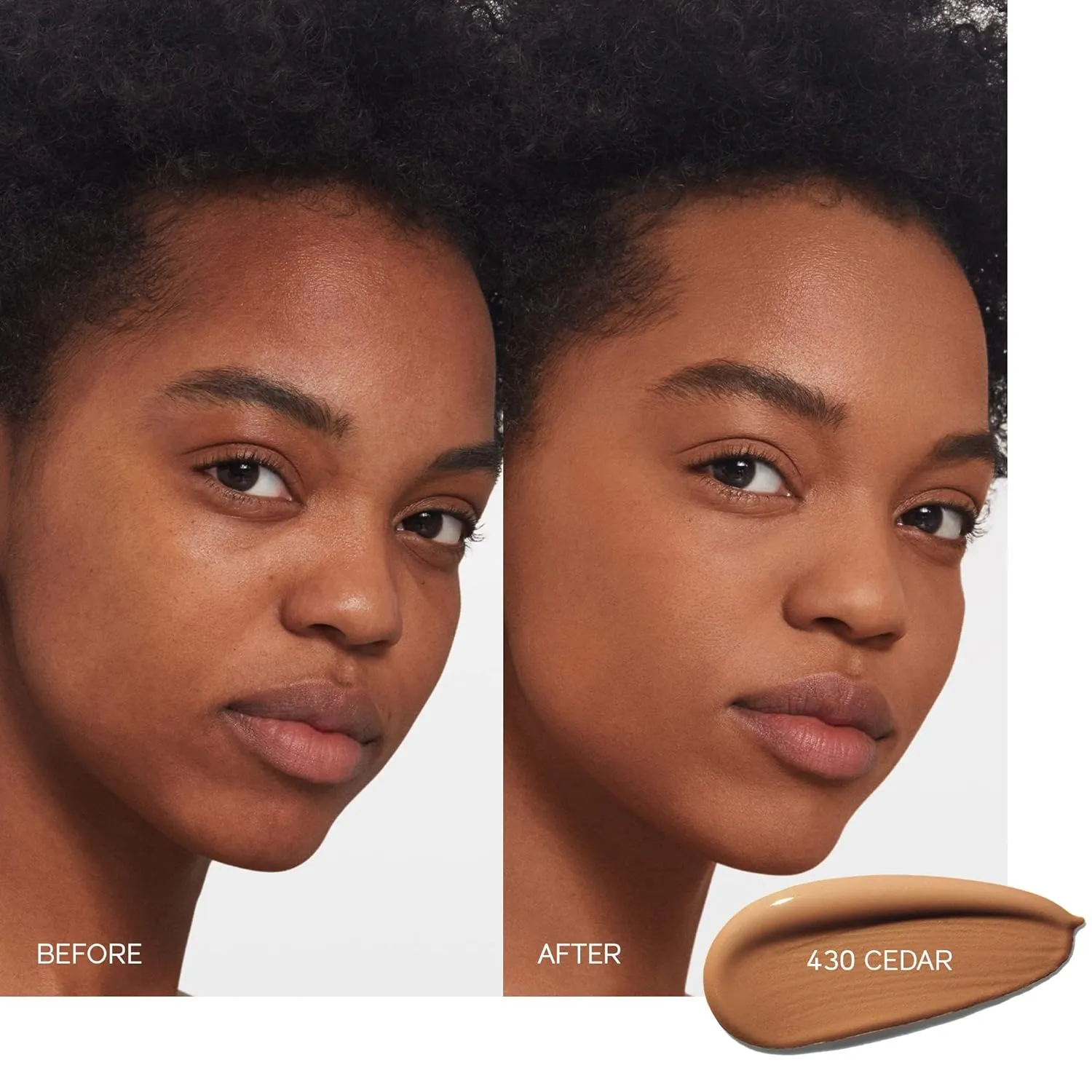 Shiseido Synchro Skin Self-Refreshing Foundation SPF 30 - Medium, Buildable Coverage   24-Hour Wear - Waterproof & Transfer Resistant - Non-Comedogenic