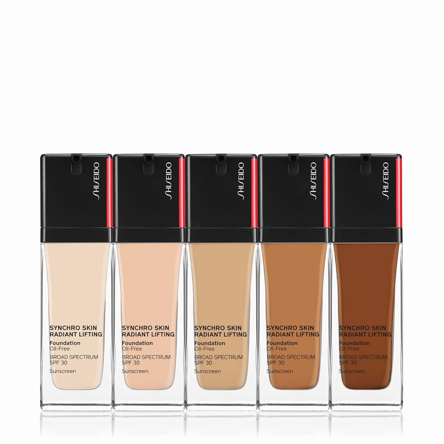 Shiseido Synchro Skin Radiant Lifting Foundation SPF 30 Variants