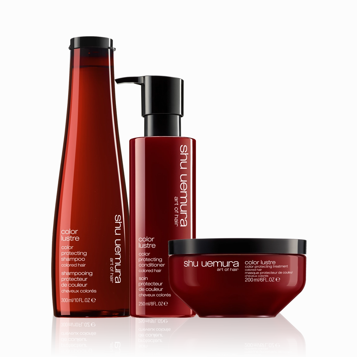 Shu Uemura Color Lustre Color Protecting Shampoo, Conditioner & Masque - New Formula