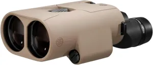 SIG SAUER ZULU6 HDX PRO 18x50mm Waterproof Fogproof Durable FDE Image Stabilized Hunting Binoculars, Multicoated Anti-Glare Lenses, Up to 40 Hours Runtine, Carrying Case & Carrying Strap Included