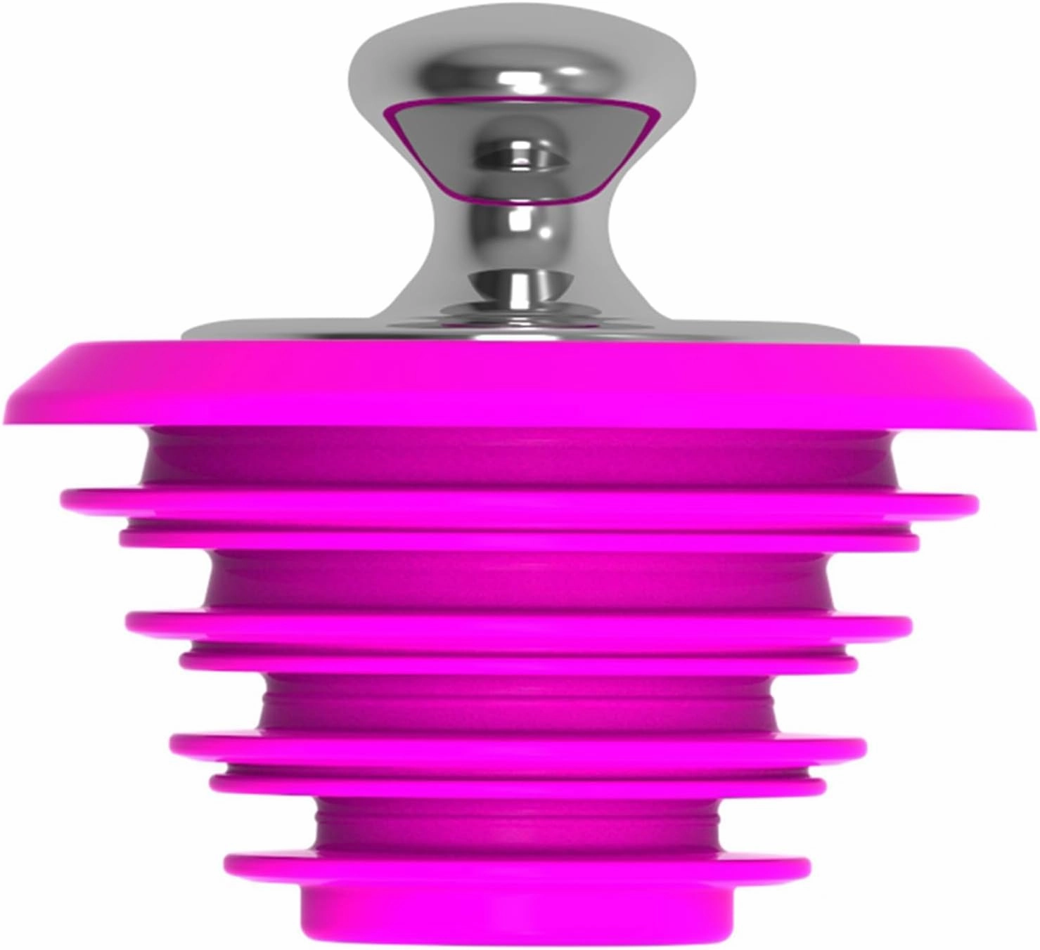 Silicone Bathtub Stopper, Washbasin Drain Plug, Bathtub Plug(Patented Design) (Pink)