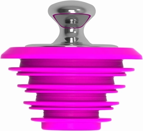 Silicone Bathtub Stopper, Washbasin Drain Plug, Bathtub Plug(Patented Design) (Pink)