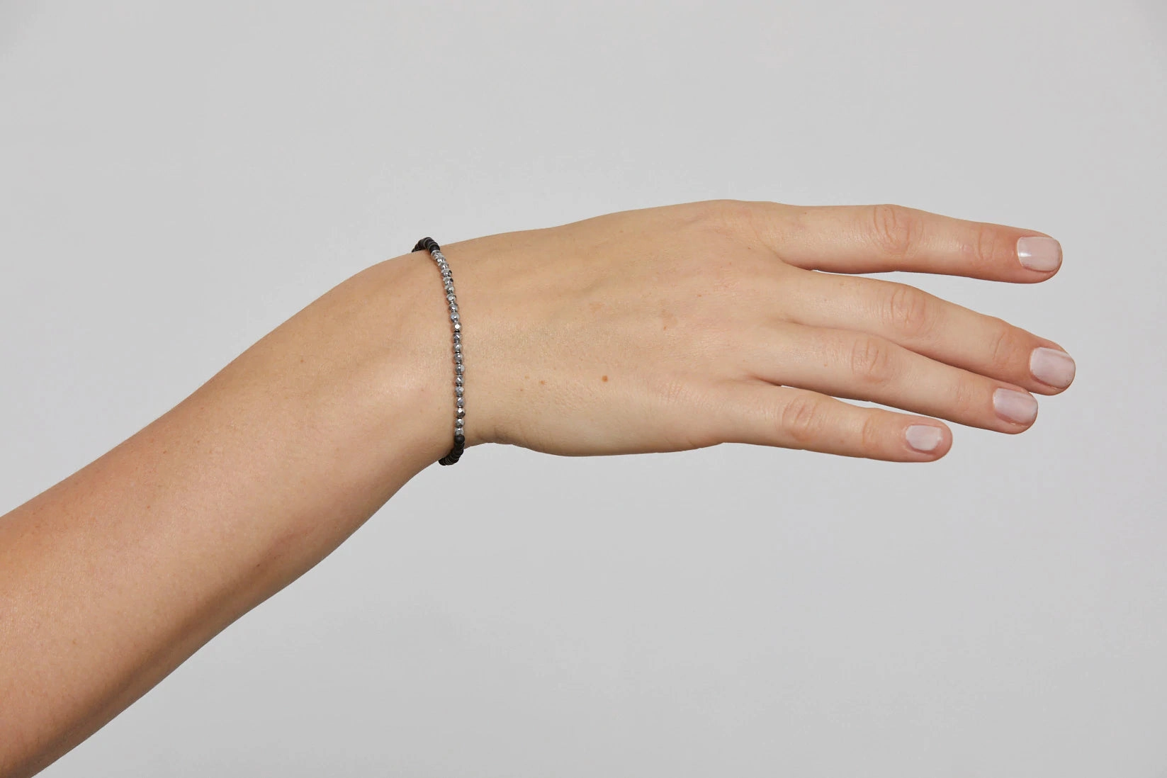 Silk & Steel Party at the Front Bracelet - Silver & Onyx / Gold & Onyx