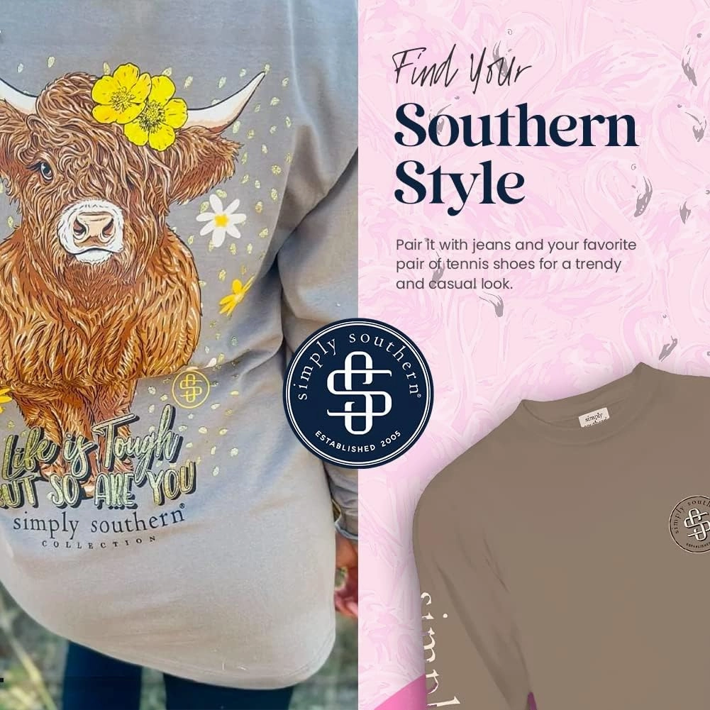 Simply Southern Relaxed Fit Women's Long Sleeve T-Shirt
