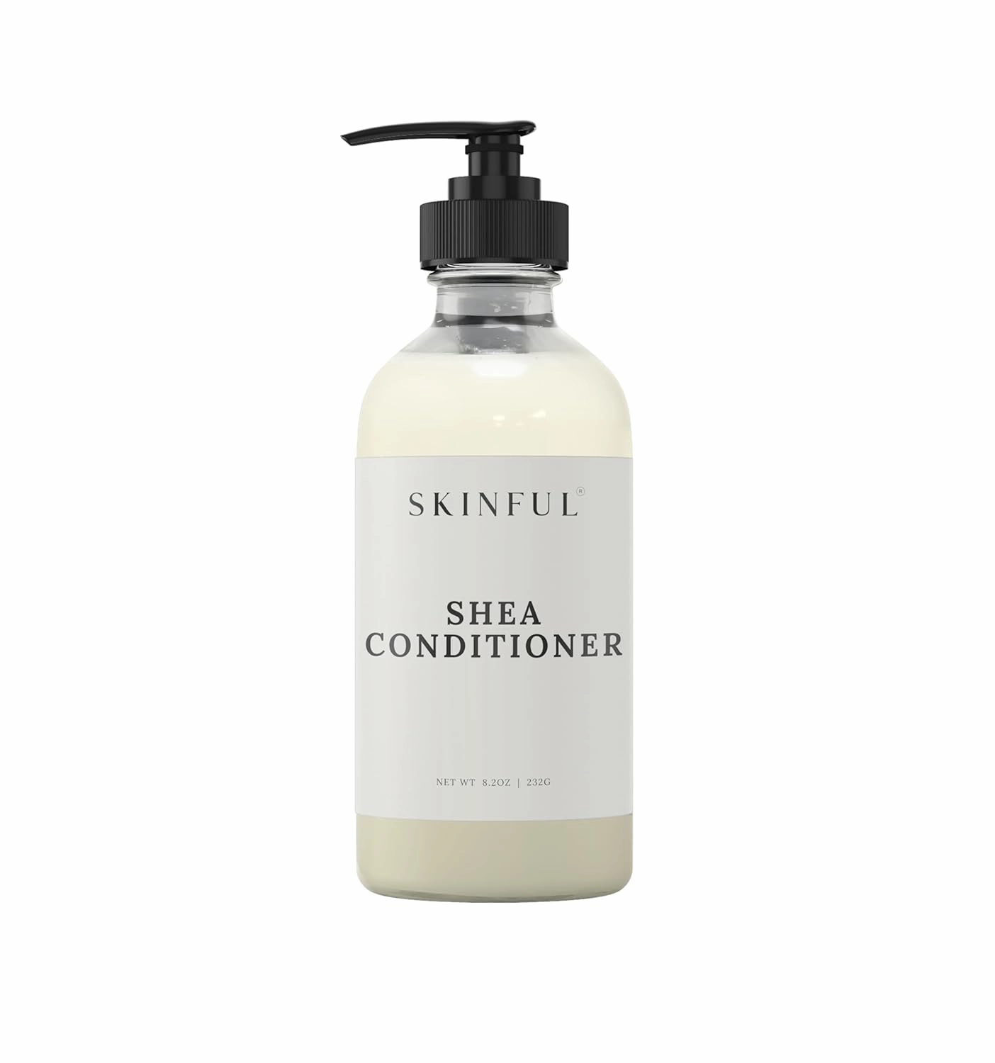 Skinful Shea Conditioner for Dry Damaged Hair - Rinse-Off Deep Hydrating Conditioner - 8.2oz