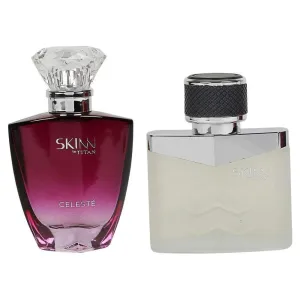 Ski..nn by Titan Raw and Celeste Perfumes for Men and Women, 50ml (Pack of 2)