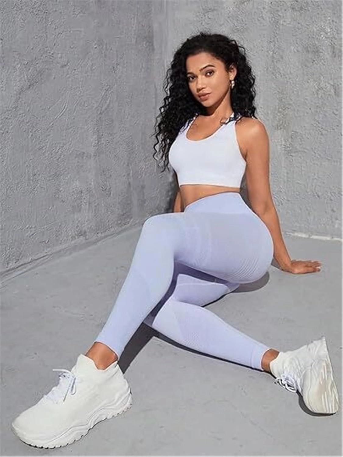 Slimove 3D Leggings Women's High Waisted Stretch Fitness Running Yoga Pants Ventilated and Comfortable