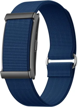 Smart Activity Fitness Tracker, Heart Rate Sleep Monitor, GPS Tracking, 120  Sport Modes, 30-Day Battery, 2 Bands Black & Blue