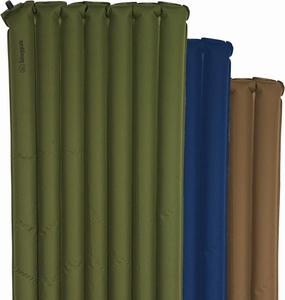 Snugpak Basecamp Ops Air Mat with Built in Foot Pump and Non-Slip Bottom
