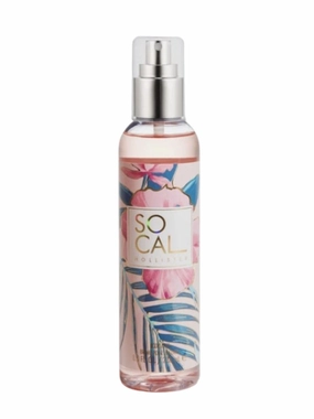 So Cal Pink Floral Body Mist – 8 fl oz (236 mL) – Refreshing Everyday Spray with Tropical Floral Scent for Women – Lightweight Scented Mist