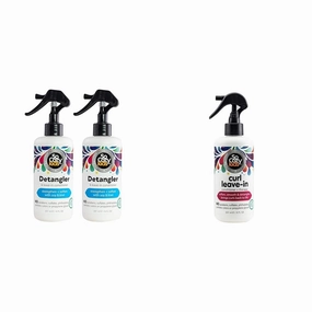 SO COZY Leave-In Conditioner Spray for Kids Hair, Fruity-tutti, Pack of 2   Leave-In Conditioner Spray, Paraben-Free Detangler, 8 Fl Oz