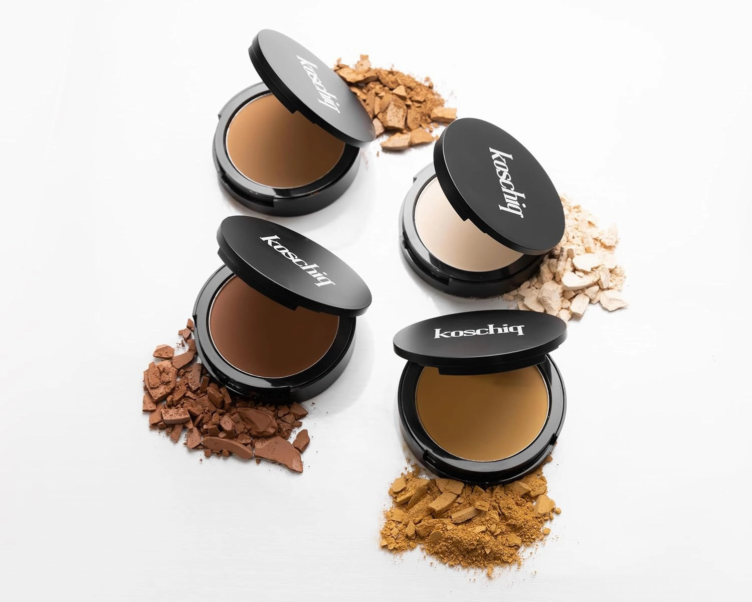 soft matte powder (K-40. Light with warm golden undertone)