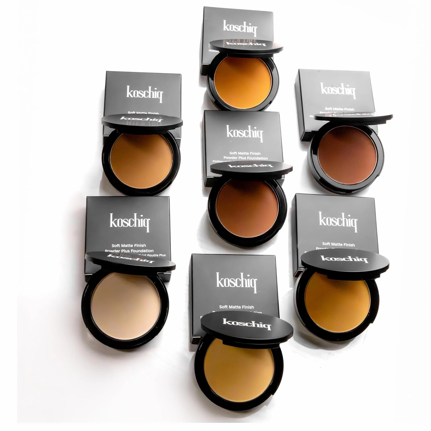 soft matte powder (K-40. Light with warm golden undertone)